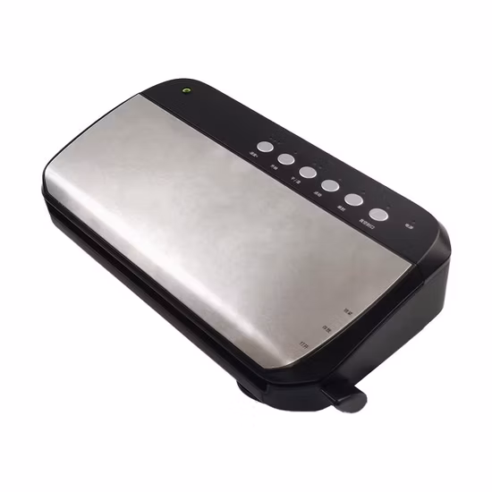 Kompaktes Vakuumiergerät mit automatischem Vakuum-Luftversiegelungssystem, Konservierungs-Starter-Set, Betriebsarten für trockene und feuchte Lebensmittel, integrierter Schneider