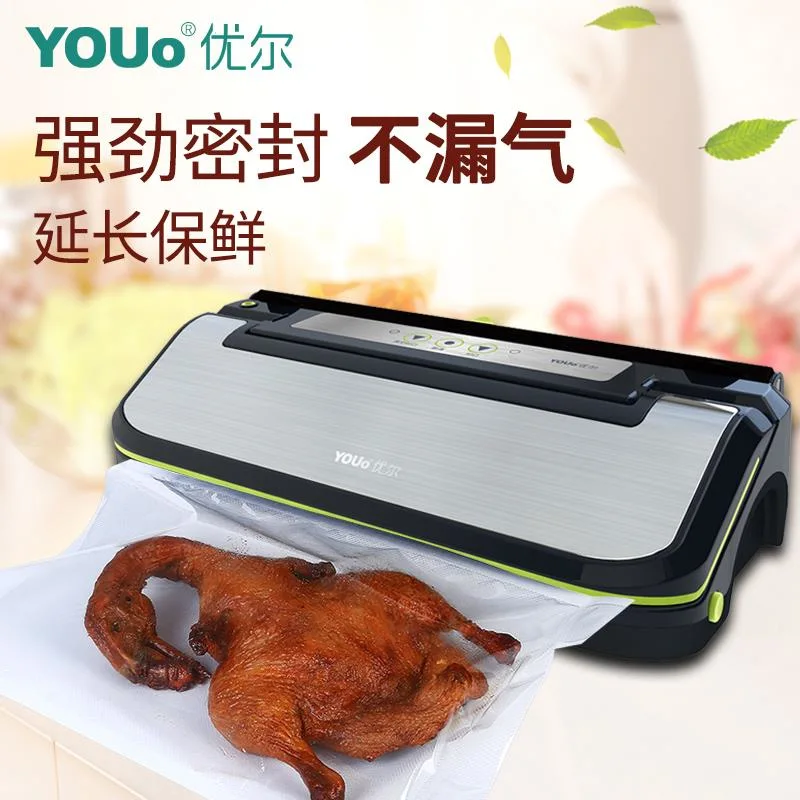 Best Vacuum Sealer with SUS Panel, Food Vacuum Sealer, Food Vacuum Packing Machine, Sous Vide Vacuum Sealer, Home Use or Commercial Use, Vacuum Seal Bags