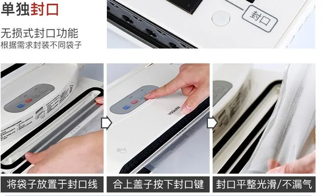 Household Food Saver Food Fresh Keeping Vacuum Sealer Packing Machine