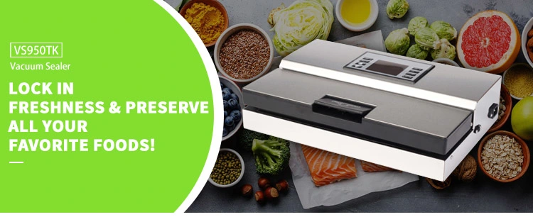 The Best Home Appliances Automatic Stainless Steel Packaging Machine Vacuum Food Sealer Storage Bag for Vacuum Sealer Meat Vacuum Packaging Machine Commercial