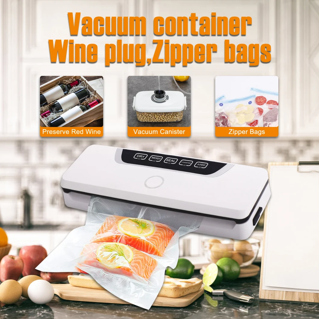 Ootd Food Packaging Machine Commercial Use Household Automatic Machine Portable Vacuum Sealer