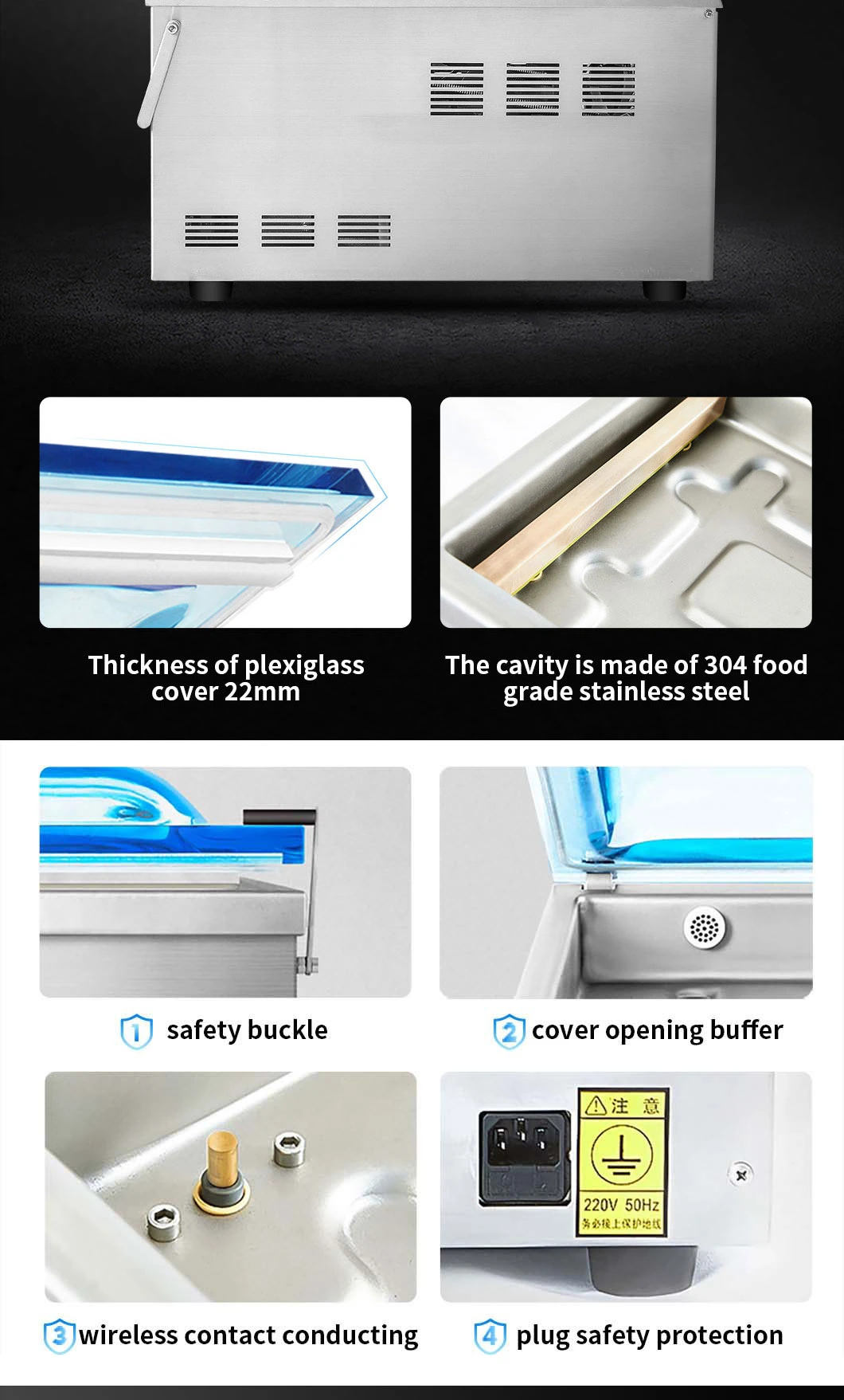 Hualian Commercial Table Top Food Vacuum Sealer