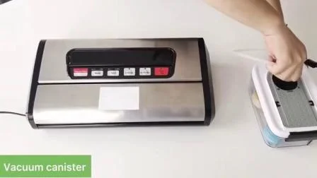 China Hochwertiger inländischer Desktop-Smart-Button-Sous-Vide-Vakuumiergerät, Vakuumverpackungsmaschine, Versiegelungsgerät, Pizza-Sparer, Lebensmittelsparer, Vakuumversiegelungs-Geldverpackungsmaschine